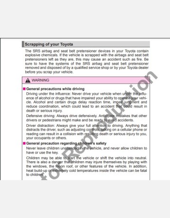 toyota rav4 2016-2017 owners manual in english